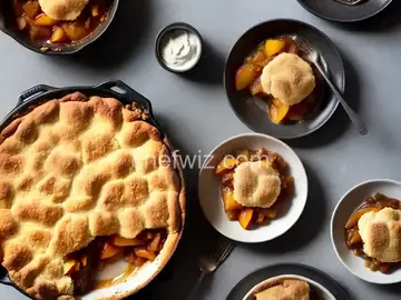 Classic Biscuit-Topped Peach Cobbler Recipe