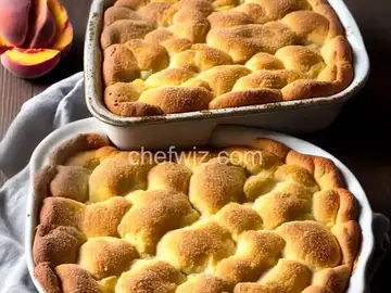 Classic Bisquick Peach Cobbler