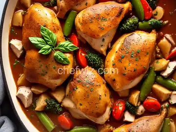Classic Chicago Chicken Vesuvio