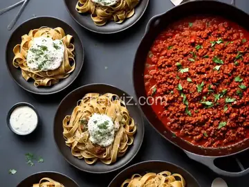 Classic Cookbooks: Marcella Hazan's Homemade Tagliatelle with Bolognese Meat Sauce Recipe