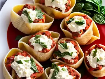 Classic Italian-American Stuffed Shells With Ricotta and Spinach Recipe