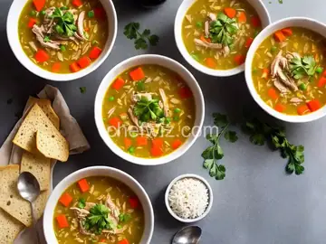 Classic Turkey and Rice Soup
