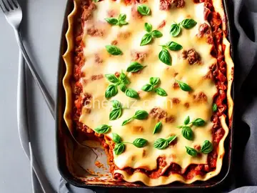 Classic and Simple Meat Lasagna