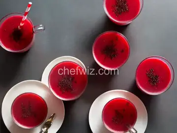 Clean and Refreshing Red Shiso Juice
