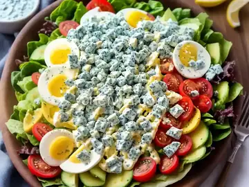 Cobb Salad with Blue Cheese Dressing