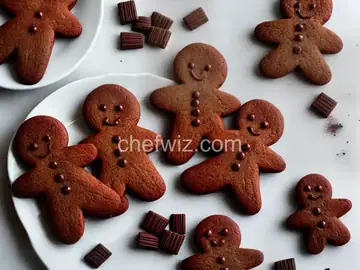 Cocoa Gingerbread Men