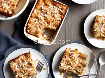 Coconut Bread Pudding