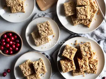 Coconut Cherry Crumble Bars