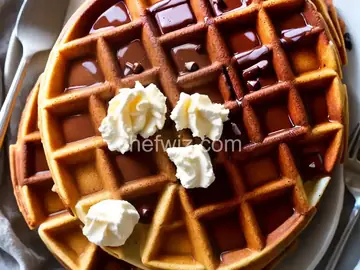Coconut Chocolate Chip Waffles
