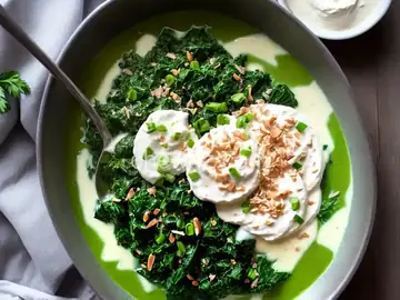 Coconut Creamed Greens