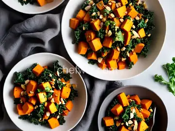 Coconut Curried Kale and Sweet Potato