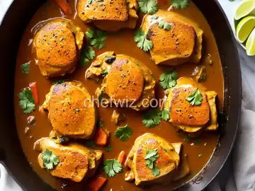 Coconut-Curry Braised Chicken Thighs