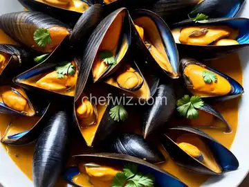 Coconut-Curry Mussels