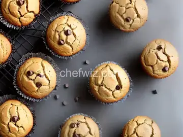 Coconut Flour Banana Muffins with Chocolate Chips