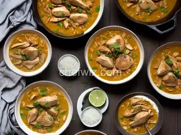 Coconut Milk–Braised Chicken Legs