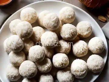 Coconut-Peanut Mochi Balls