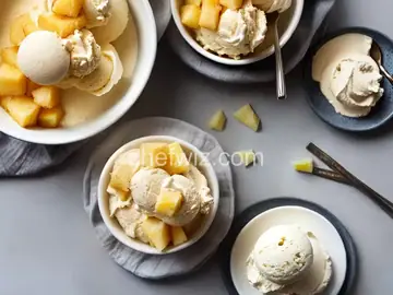 Coconut-Pineapple Ice Cream