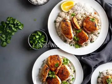 Coconut Rice With Chicken Thighs Recipe