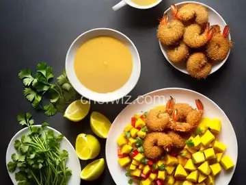 Coconut Shrimp and Mango Dipping Sauce