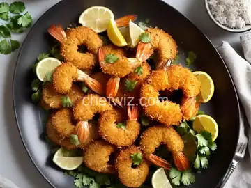 Coconut Shrimp with Cilantro Rice