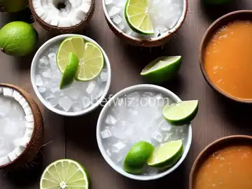 Coconut Water and Lime Rickey