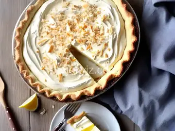 Coconut and Lemon Cream Pie