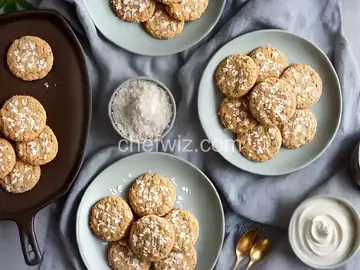 Coconut and Oatmeal Drop Cookies