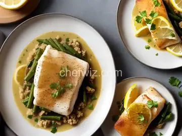 Cod With Brown Butter Lemon Sauce
