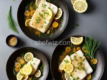 Cod with Lemon, Garlic, and Chives