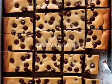 Coffee Chocolate Chip Blondies
