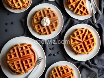 Coffee-Flavored Belgian Waffles