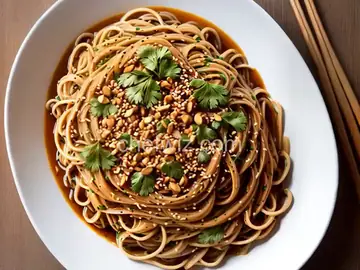 Cold Sesame Noodles with Spicy Peanut Sauce