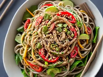 Cold Soba Noodle Salad