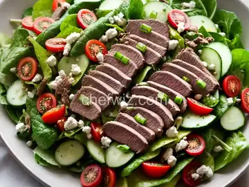 Cold Steak Salad With Cucumber and Ponzu-Mustard Vinaigrette Recipe