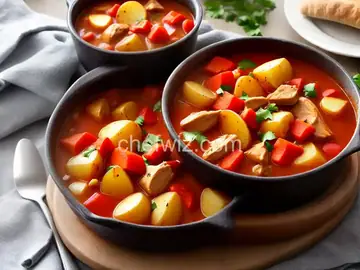 Colombian Chicken Stew With Potatoes, Tomato, and Onion Recipe