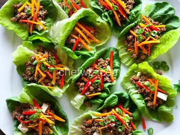 Colorful Veggie Lettuce Wraps