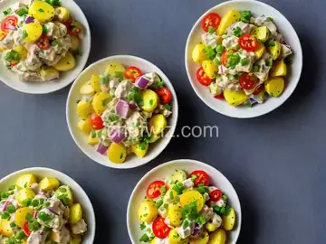 Colorful and Easy Potato Salad