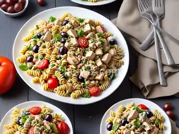 Company Chicken Pasta Salad with Grapes
