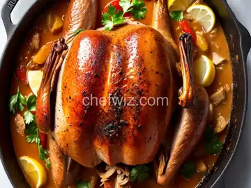 Confit Turkey With Chiles and Garlic