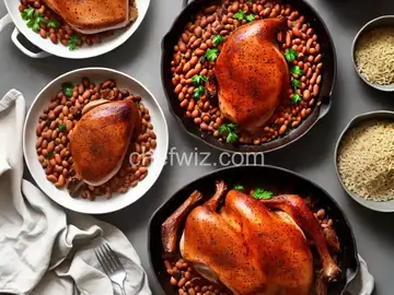 Cook all day Great Northern Beans with smoked Turkey parts
