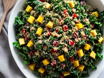 Cooked Kale Salad with Quinoa