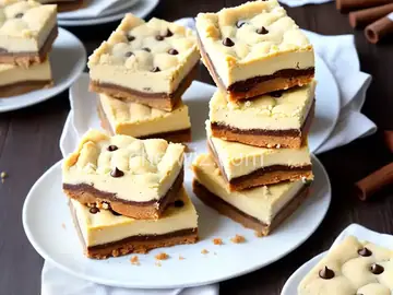 Cookie Dough Cheesecake Bars