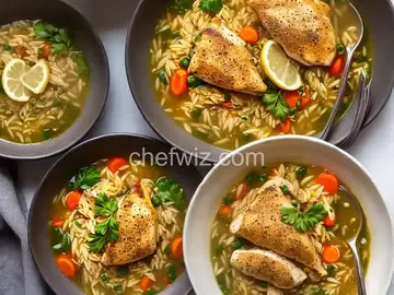 Copycat Lemon Chicken Orzo Soup