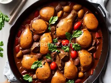 Coq au Vin alla Italiana