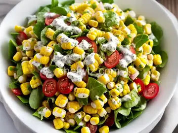 Corn Salad with Creamy Italian Dressing