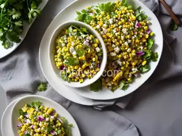 Corn Salad with Lime Vinaigrette