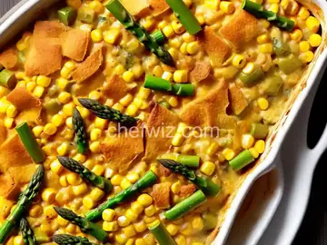 Corn and Asparagus Casserole