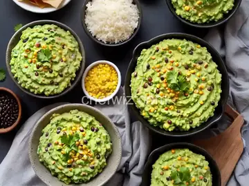 Corn and Black Bean Guacamole