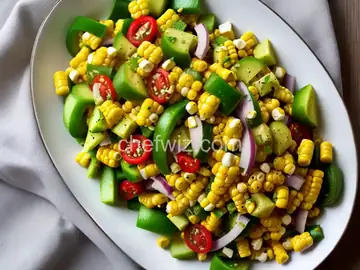 Corn and Green Pepper Salad