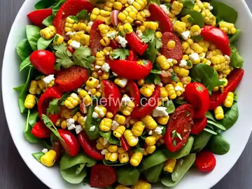Corn and Roasted Red Pepper Salad